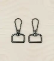 2 cm Yaylı Çanta Klipsi-Akrep Kanca Füme-2 adet 1