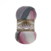 Alize Angora Gold Batik Pembe Gri Beyaz 1602 1