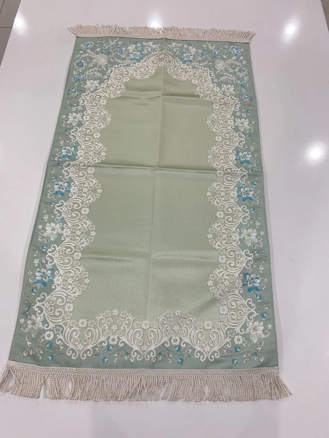 Seccade Saten Kanaviçe İşlemeli Astarlı Model 6