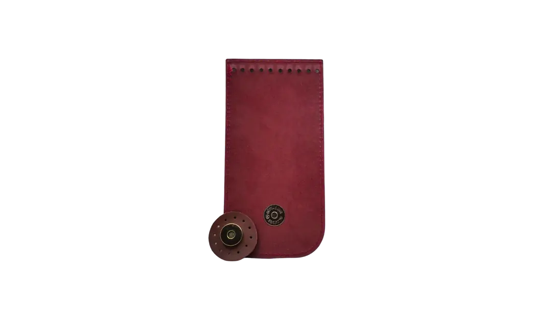 Mini Deri Çanta Kiti Bordo 3