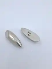 Metalize Çoban Düğme Gümüş-5 adet 3