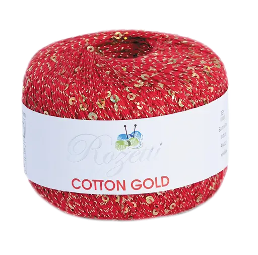 Rozetti Yarn Cotton Gold 1092 3