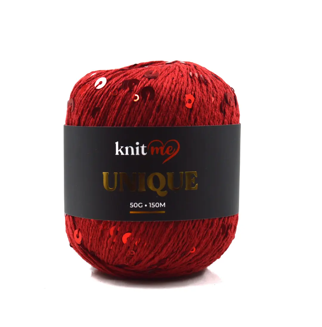 Knit Me Unique K19-Pamuklu Payetli Örgü İpi