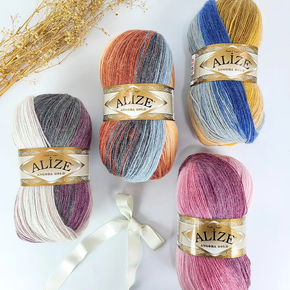 Alize Angora Gold Batik Vizon Kahve Krem 8054 3
