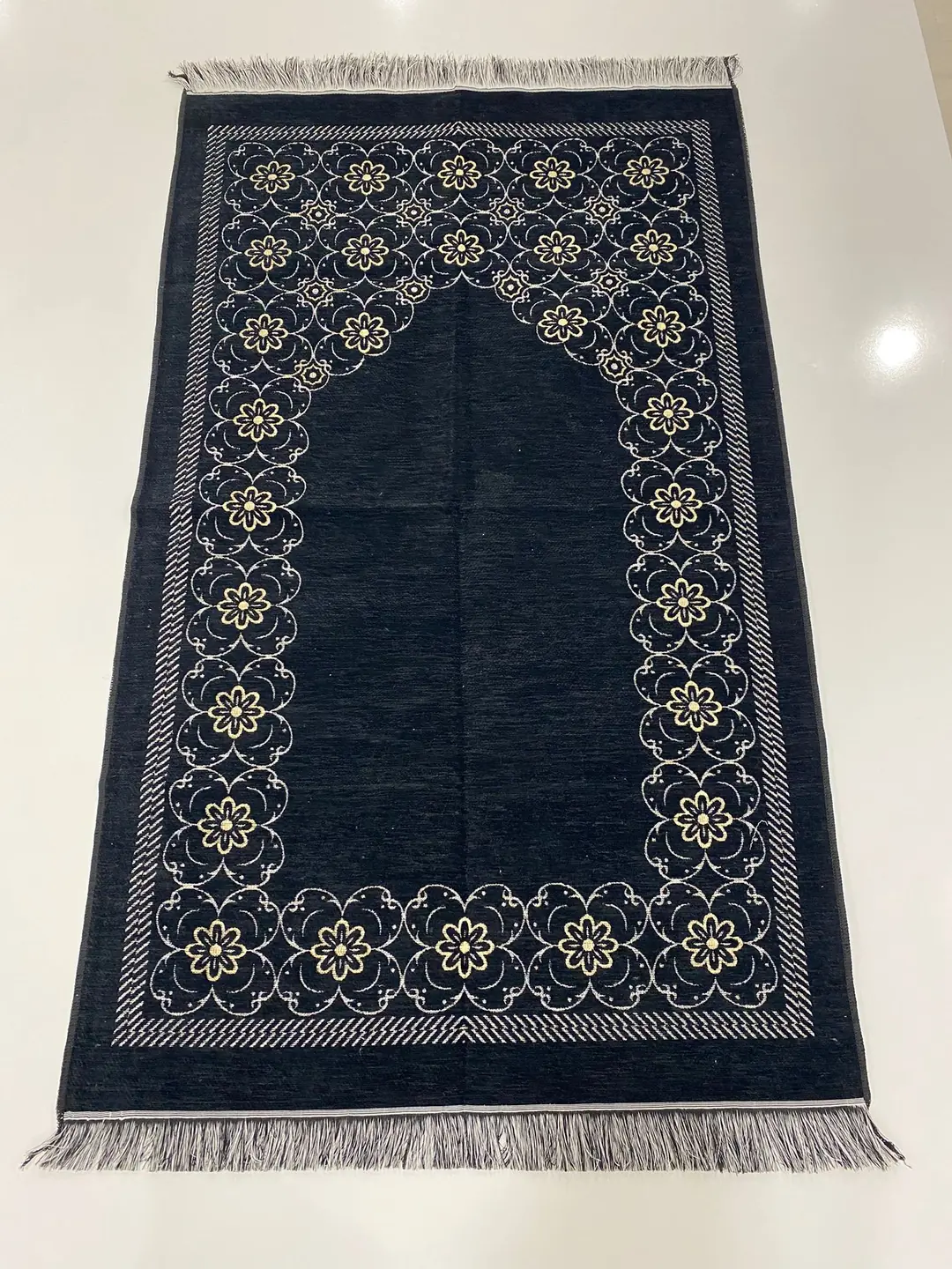 Seccade Sonıl Düz Saçak Papatyalı Model 1
