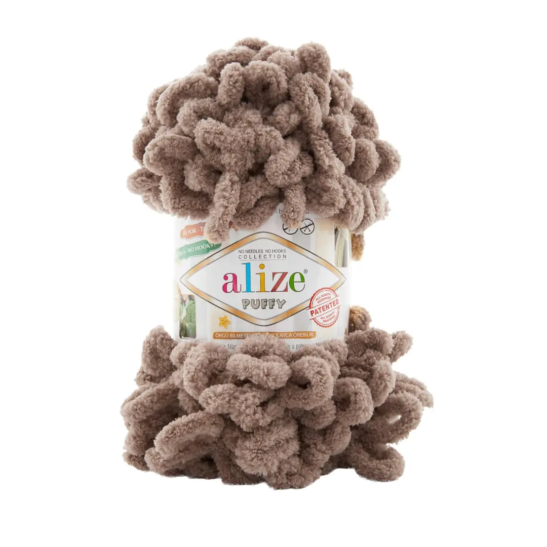 Alize Puffy 329 Tütün Örgü İpi