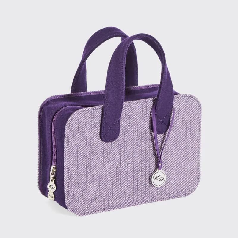 KnitPro 12832 Snug Doctor Çanta Mor Tweed & Felt (Large)