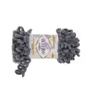 Alize Puffy 87 Gri Örgü İpi 2