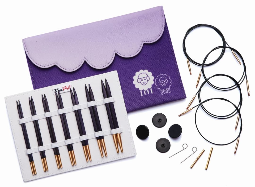 KnitPro Jadore Cubics 19301 Normal Değiştirilebilir Şiş Seti Deluxe