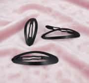 5 cm Oval Metal Çıtçıt Toka Siyah Kaplama 50 adet 1