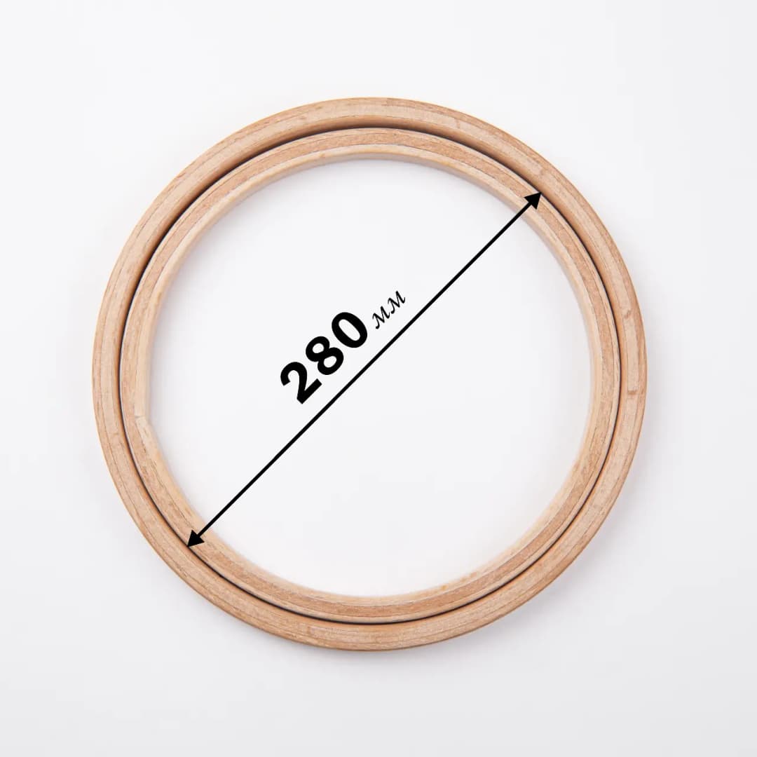 Nurge Vidasız El Nakış Kasnağı 8 mm 28 cm 130-7 2