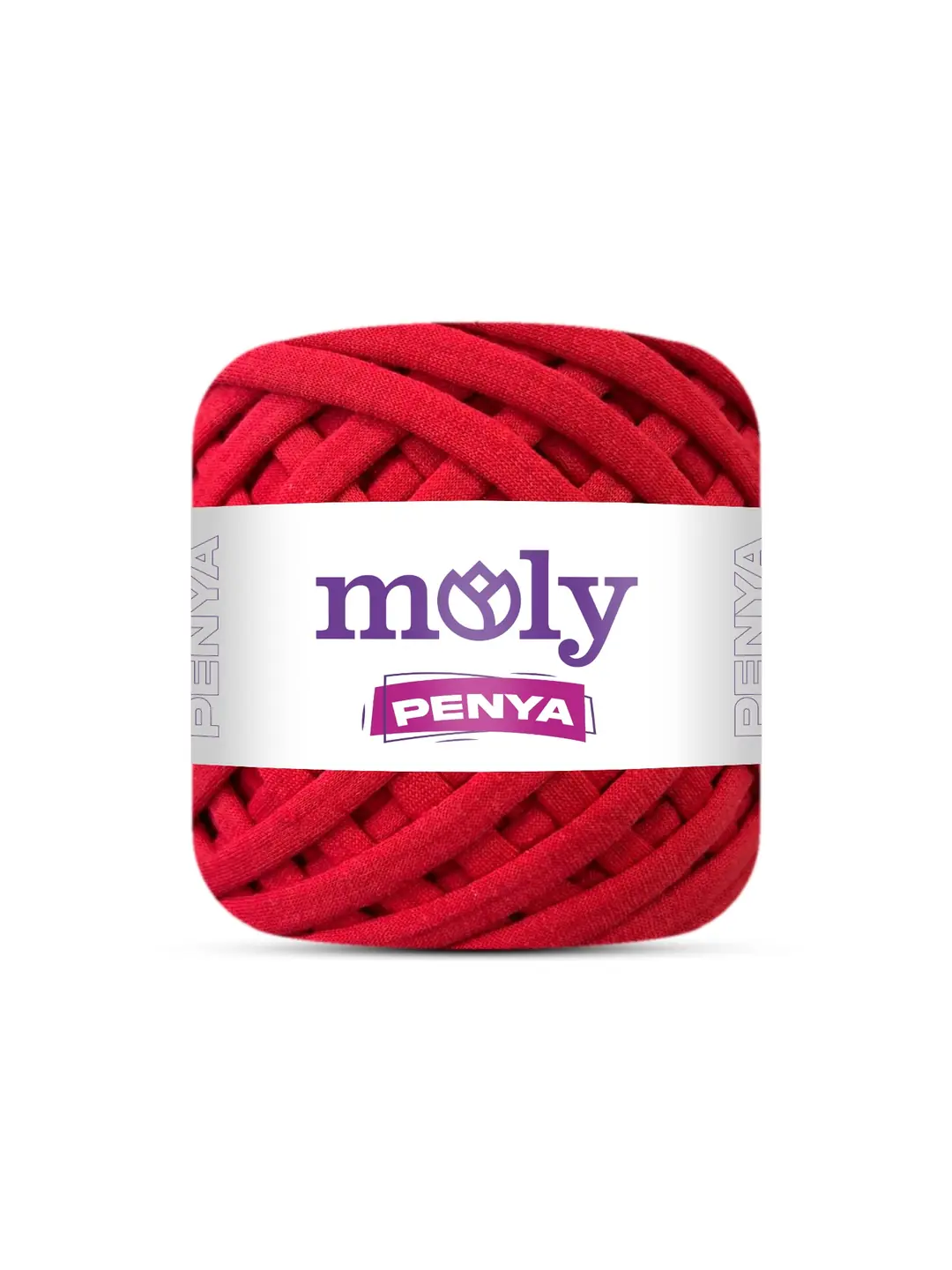 Moly Penya 250 gr Kırmızı Pamuk Penye Örgü İpi 1004
