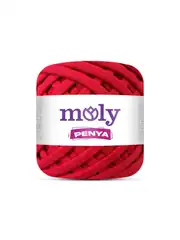 Moly Penya 250 gr Kırmızı Pamuk Penye Örgü İpi 1004 1