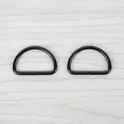 Metal D Halka 4 cm Füme-2 adet 2