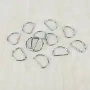 Metal D Çanta Askı Halkası 3,5 cm Gümüş 2