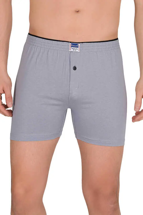1099 Berrak Renkli Boxer - Gri - Xxl Beden