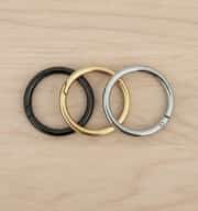 Metal Yaylı Çanta Halkası 4,5 cm Gümüş 3