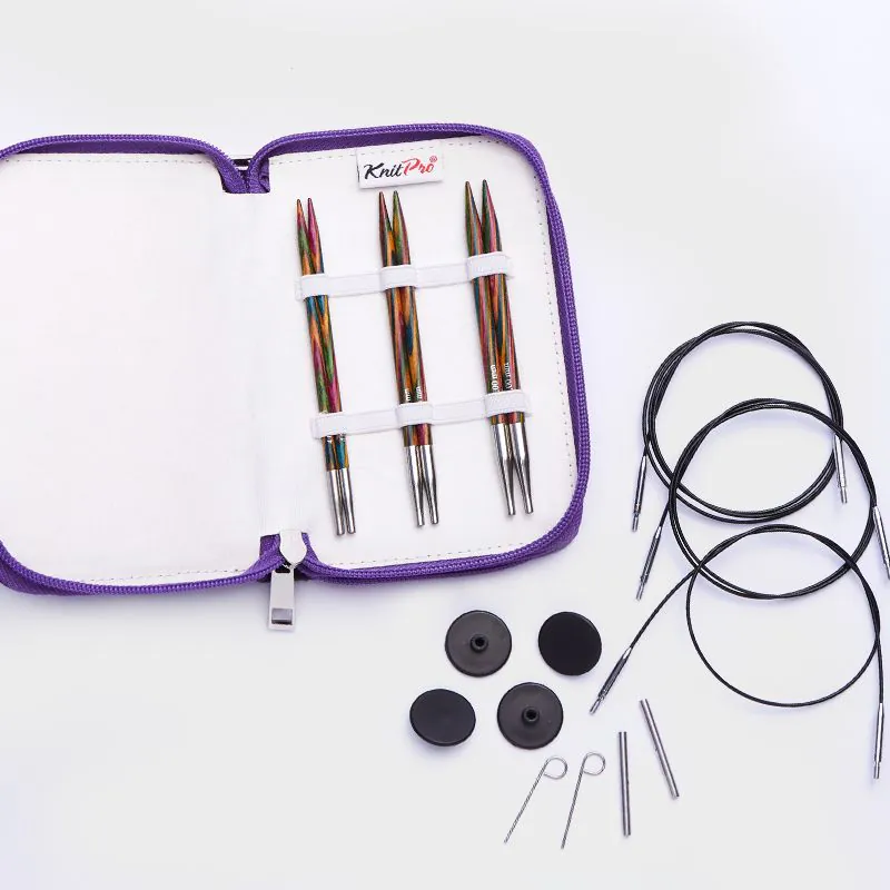 KnitPro Symfonie 20661 Normal Değiştirilebilir Şiş Seti Deluxe