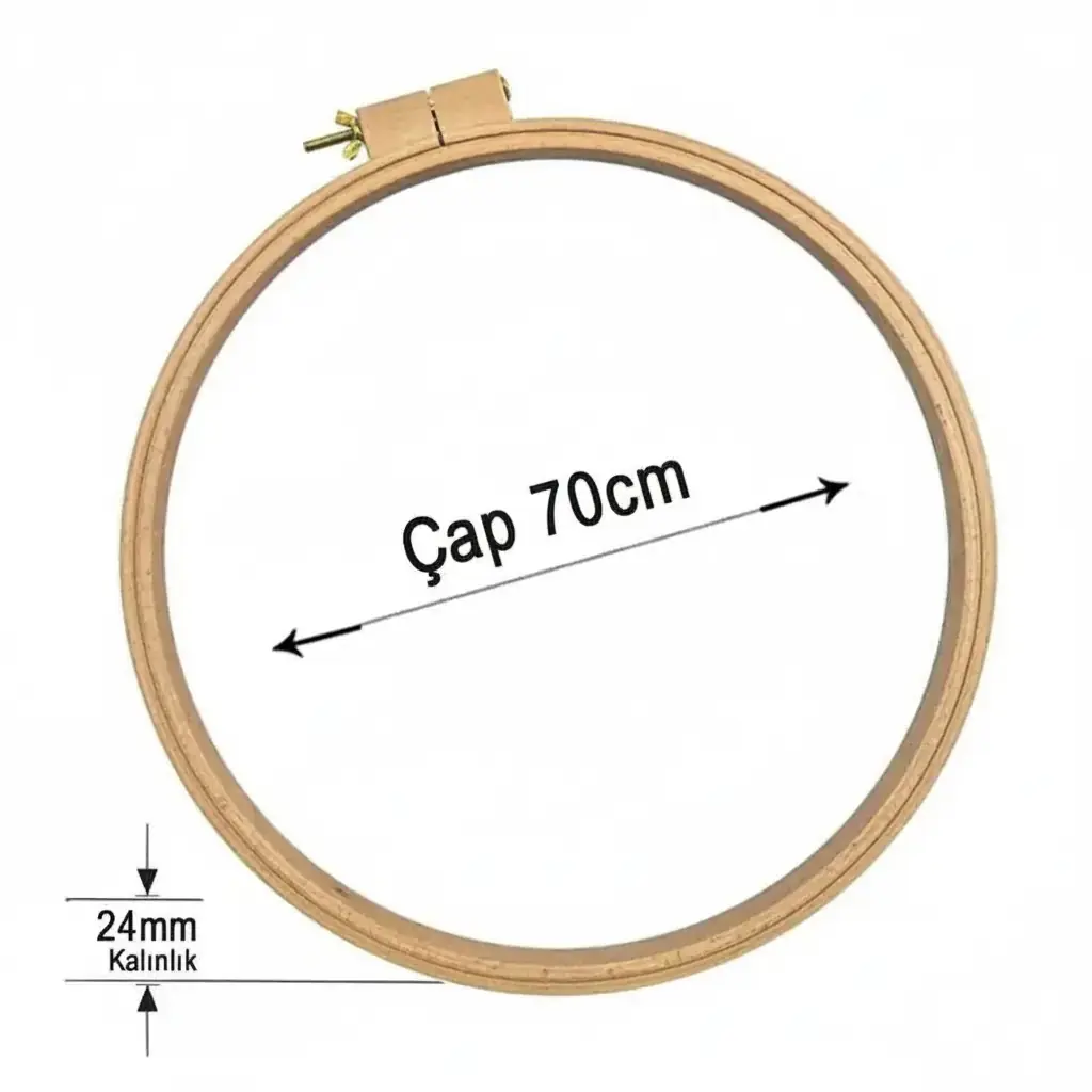 260-13 No:13 Yorganlama Kasnak 24 mm 70 cm