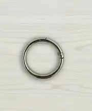 Metal Yaylı Çanta Halkası 4 cm Gümüş 1