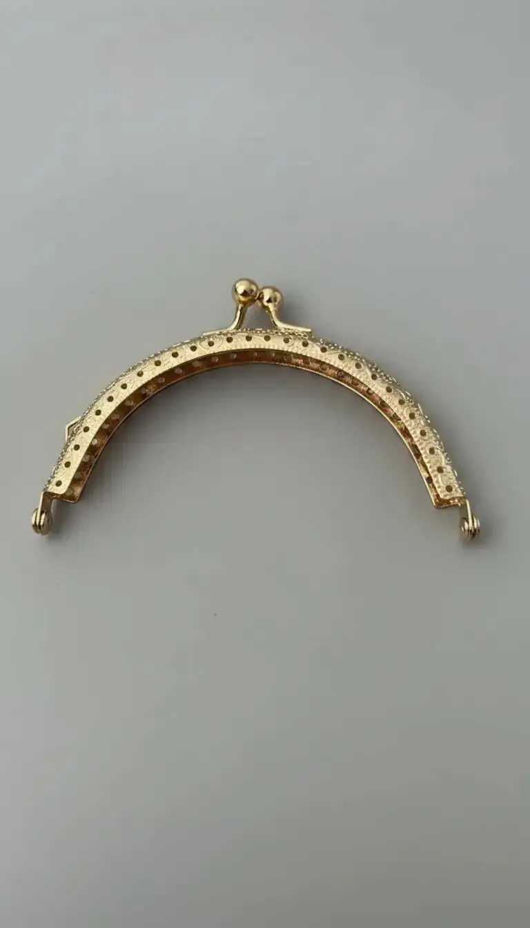 10 cm Yuvarlak Cüzdan Klipsi Gold