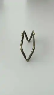 10 cm Kare Cüzdan Klipsi Antik 2