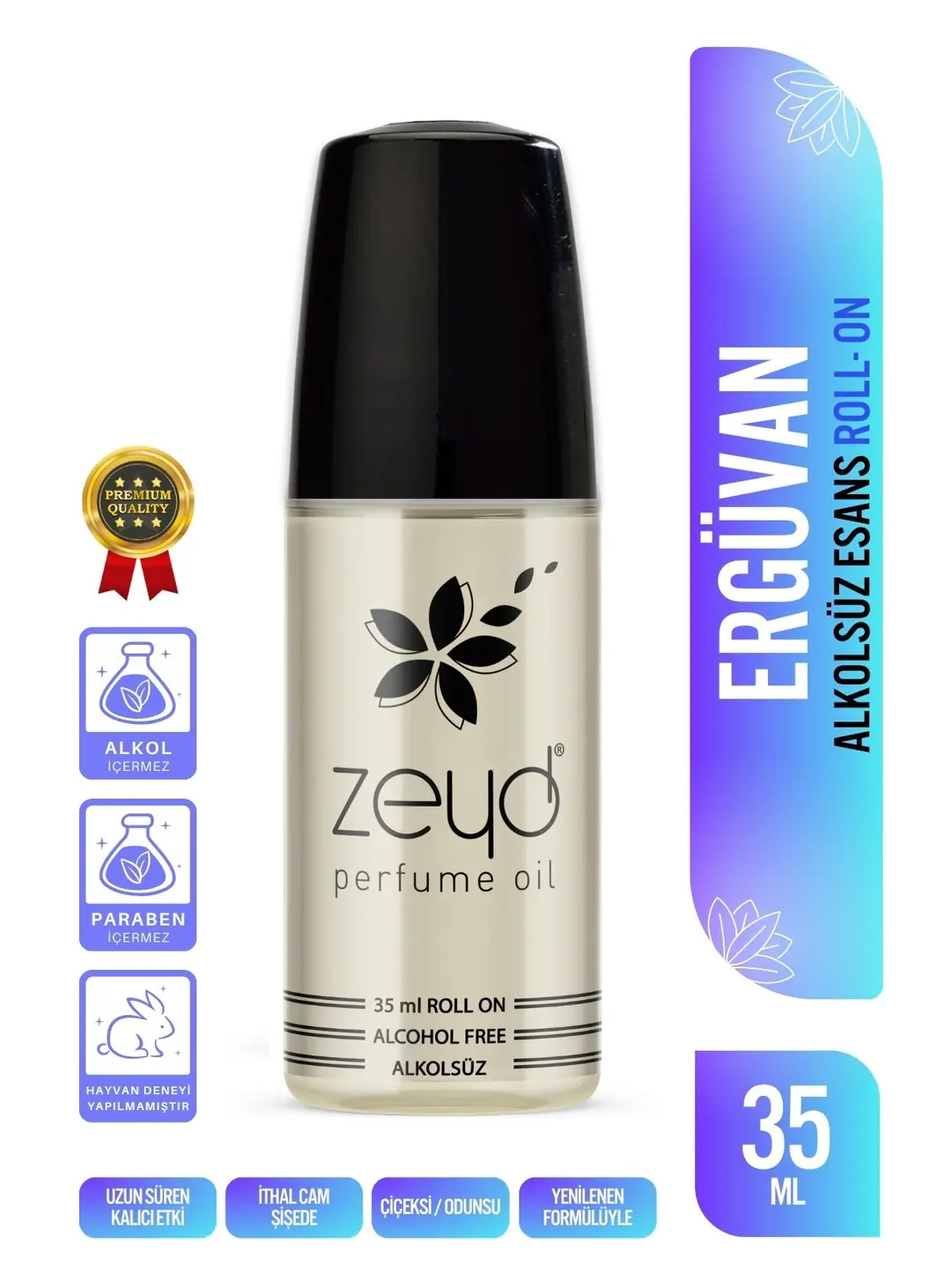 Zeyd Erguvan Kokusu 35 cc Roll-On Alkolsüz Esans