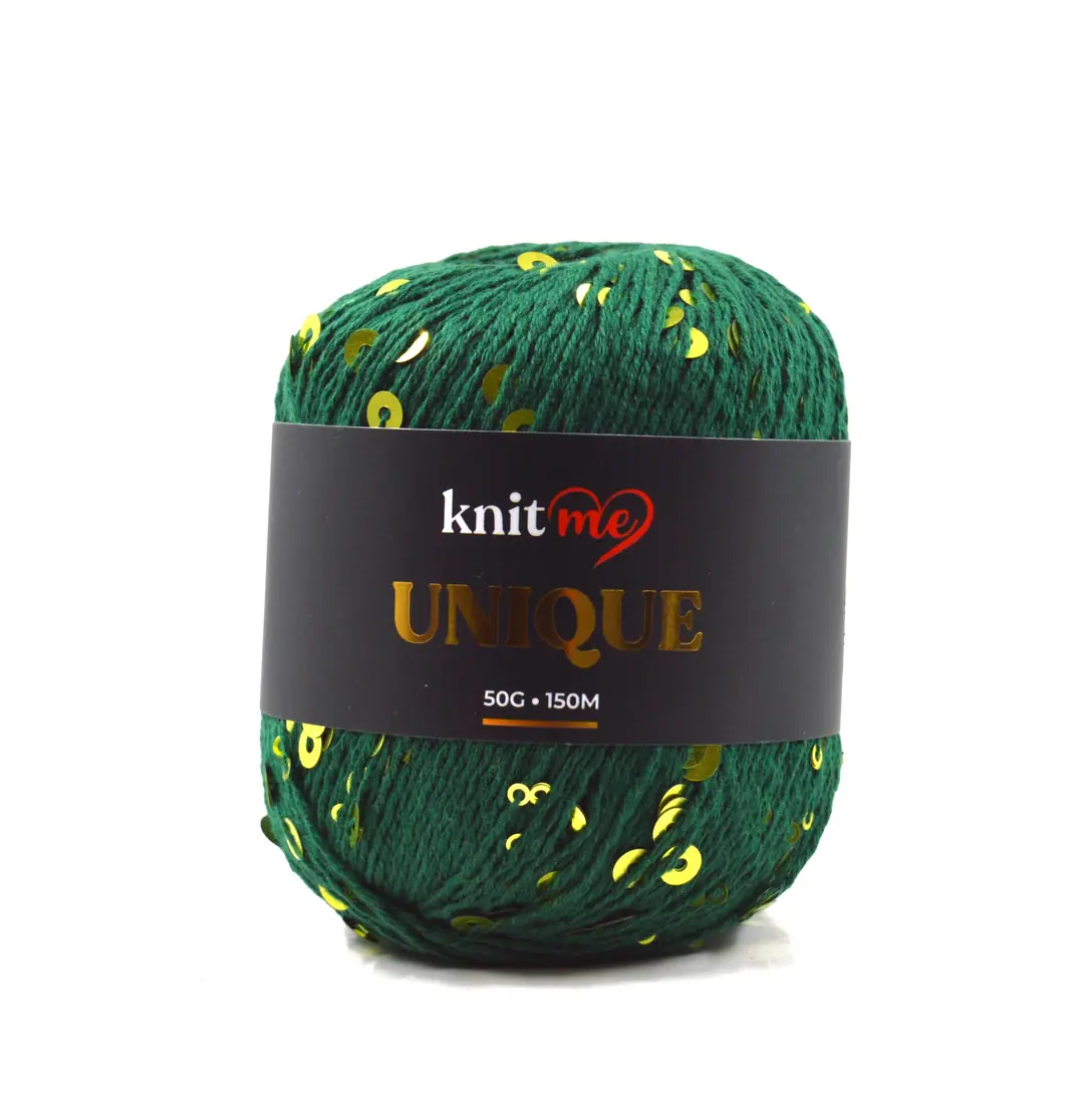 Knit Me Unique K20-Pamuklu Payetli Örgü İpi