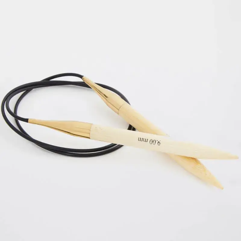 KnitPro Bamboo 22205 Sabit Misinalı Şiş 40cm 3.00mm