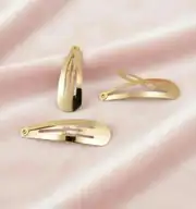 5 cm Sivri Metal Çıtçıt Toka Gold Kaplama 1