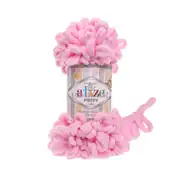 Alize Puffy 185 Pembe Örgü İpi 1