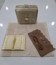 Kombin İncili Çantalı Set Model 7 3