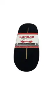 1,5 cm Yassı Lastik Siyah 3