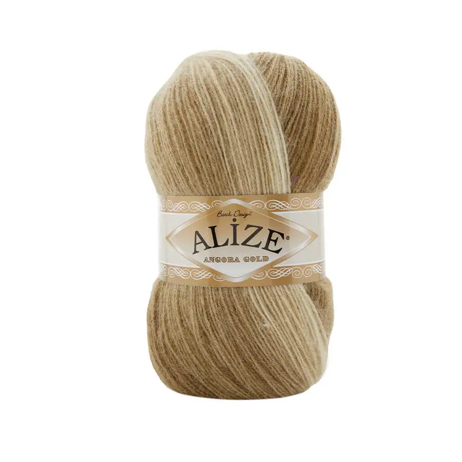 Alize Angora Gold Batik Vizon Kahve Krem 8054