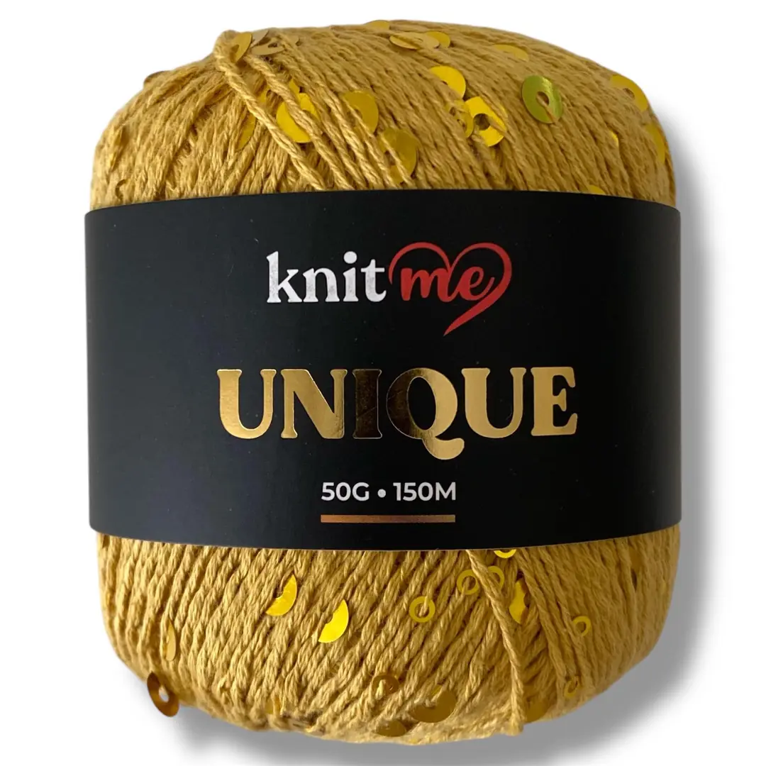 Knit Me Unique K26-Pamuklu Payetli Örgü İpi