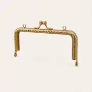 12,5 cm Kare Cüzdan Klipsi Gold 3