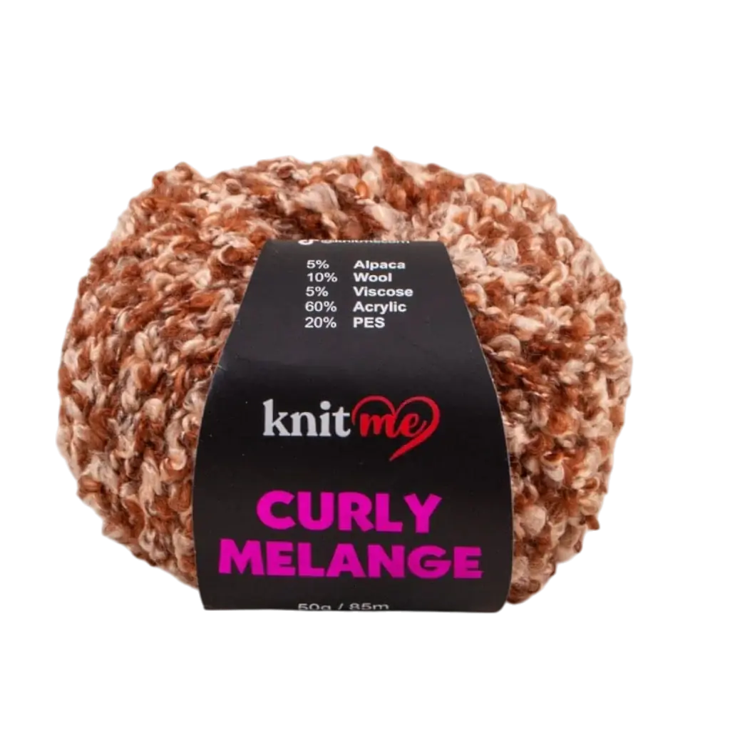 Knit Me Curly Melange Kcm51