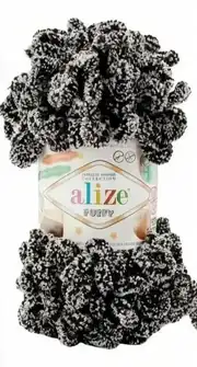 Alize Puffy 799 Panda Örgü İpi 1