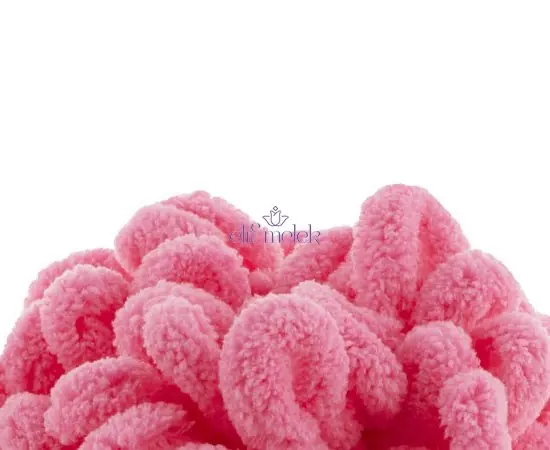 Alize Puffy 377 Canlı Pembe Örgü İpi 3