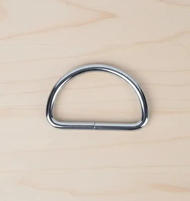 Metal D Halka 4 cm Gümüş Fiyatı-Elif Melek