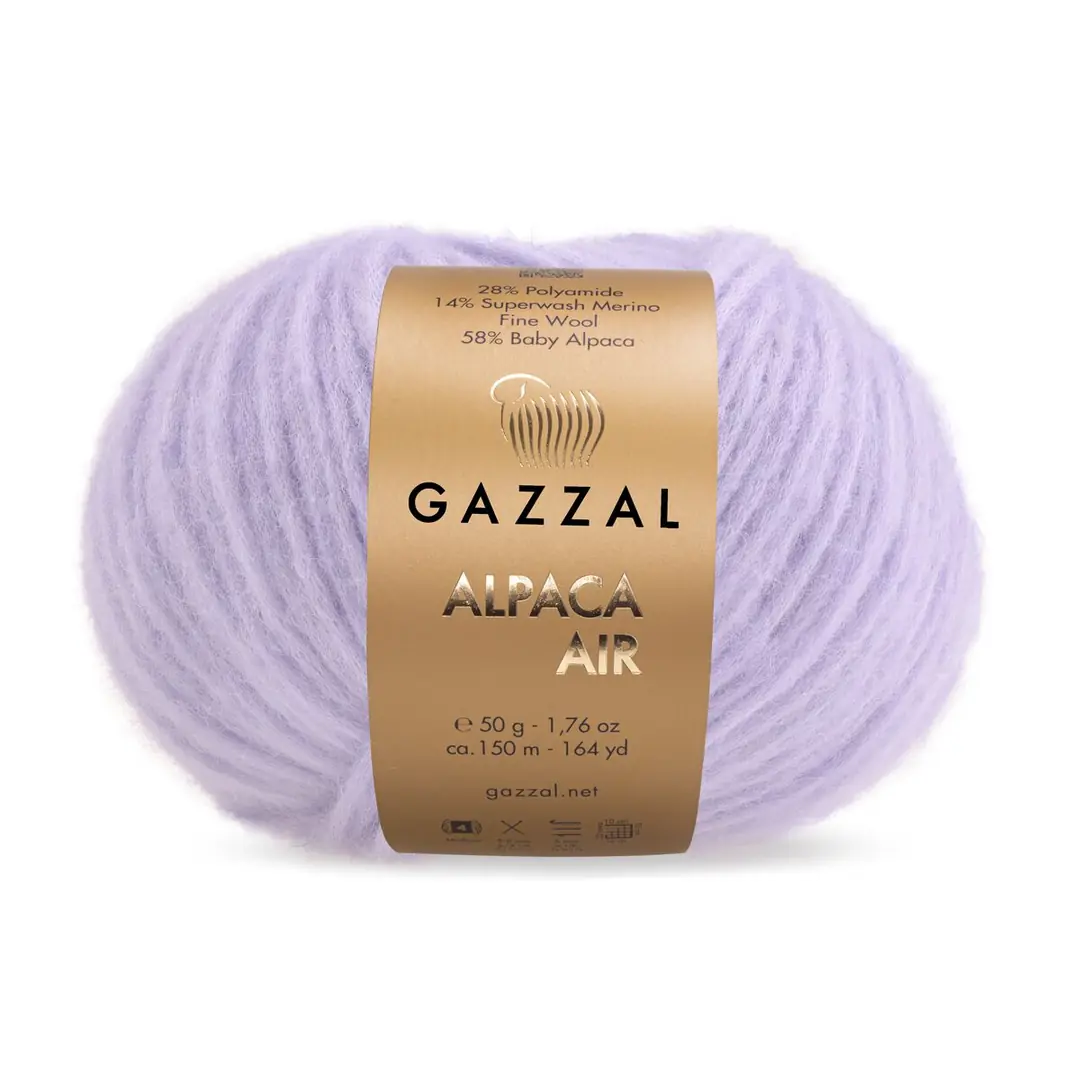 Gazzal Alpaca Air Lila Örgü İpi 88